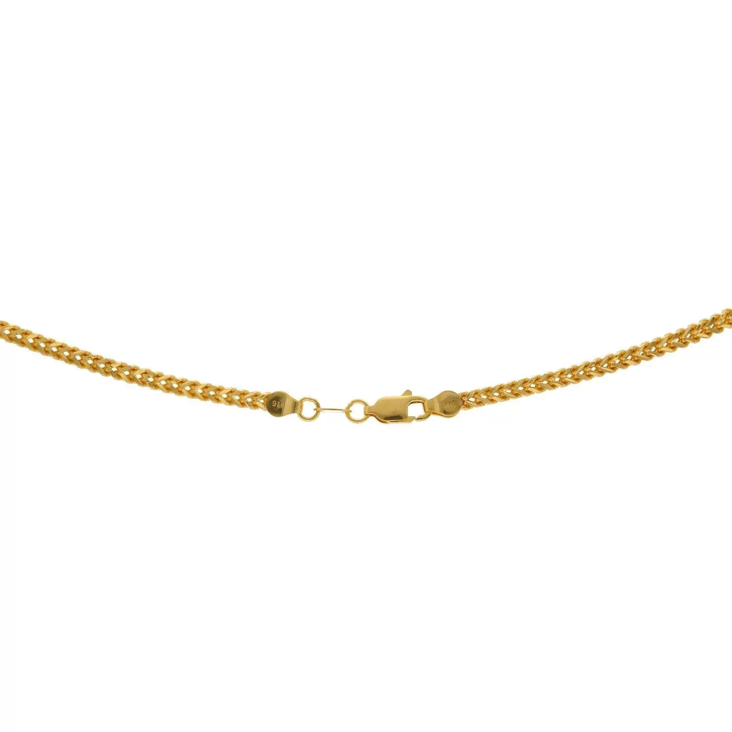 22K Yellow Gold Chain 8.2 grams, Length 18inches