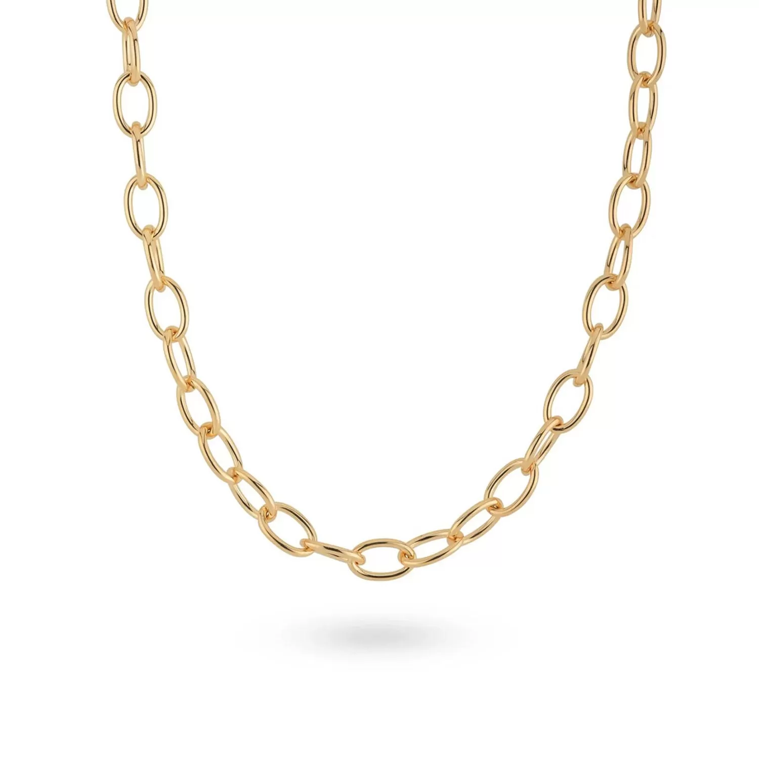 24Kae Chain Link Necklace, Gold