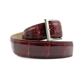 70-100-RED ALLIGATOR Belt, Red