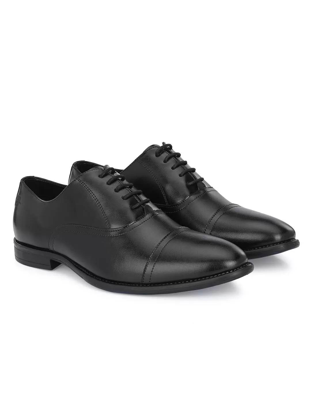 Alberto Torresi Black Synthetic formal Shoes