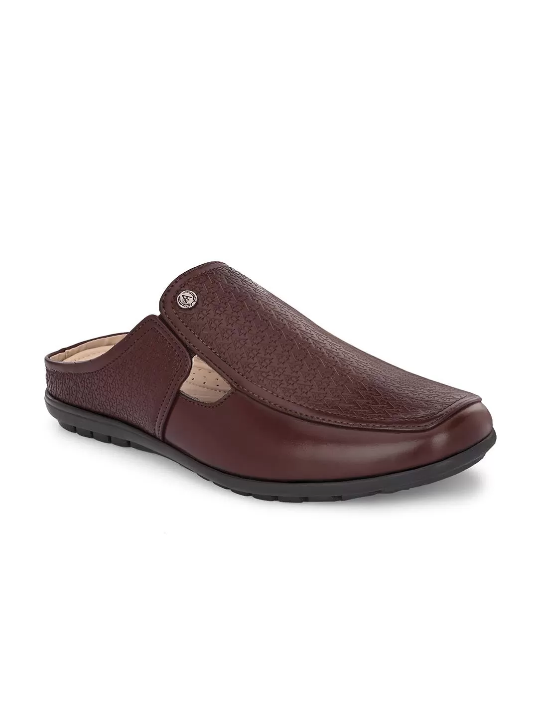 ALBERTO TORRESI Modern Textured Ethnic Mules For Men