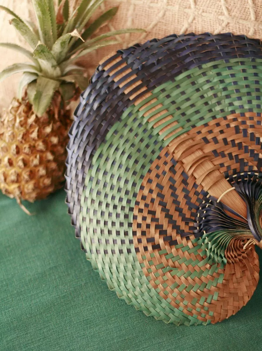 Balinese Woven Hand Fan Tropica