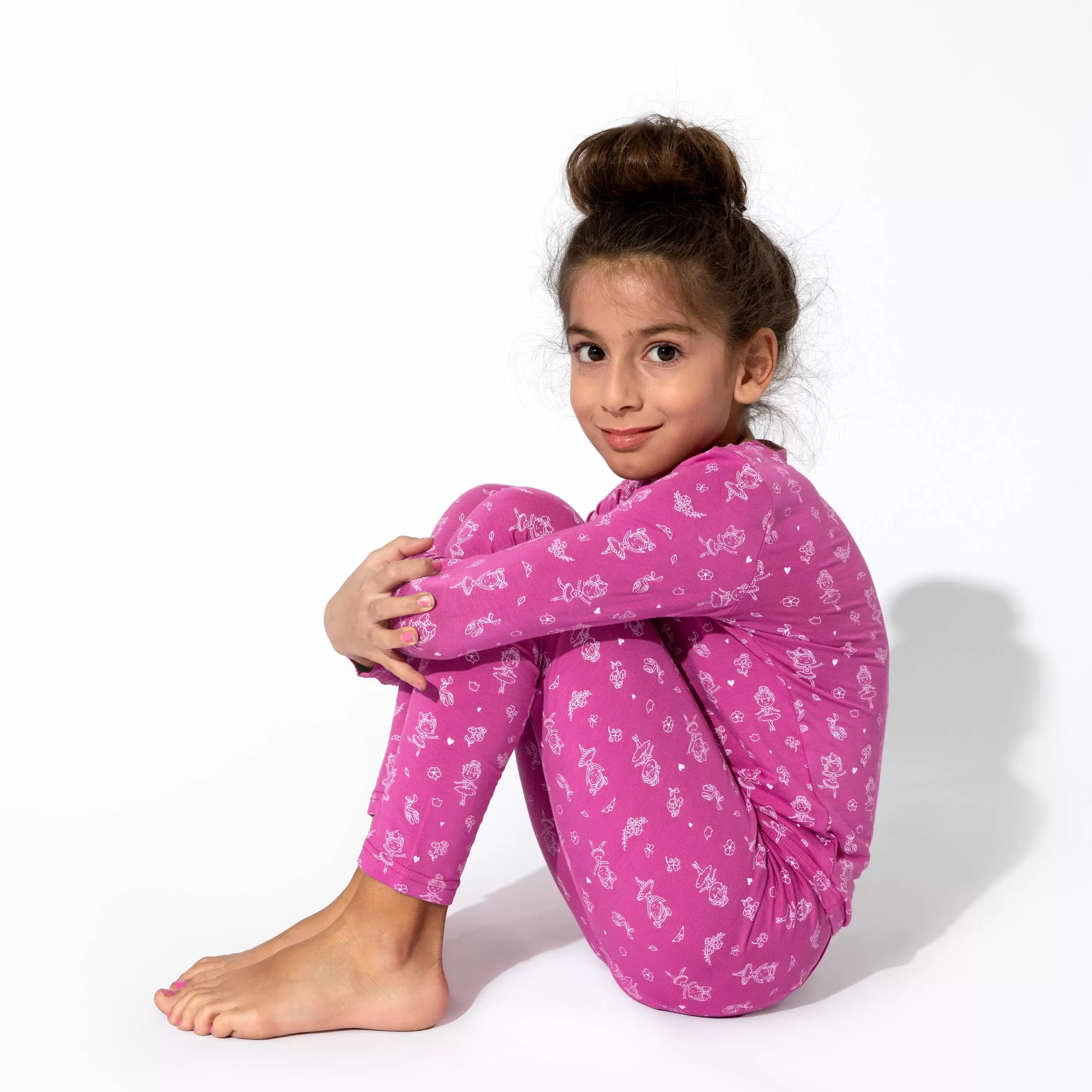 Ballerina Bamboo Kids Pajamas