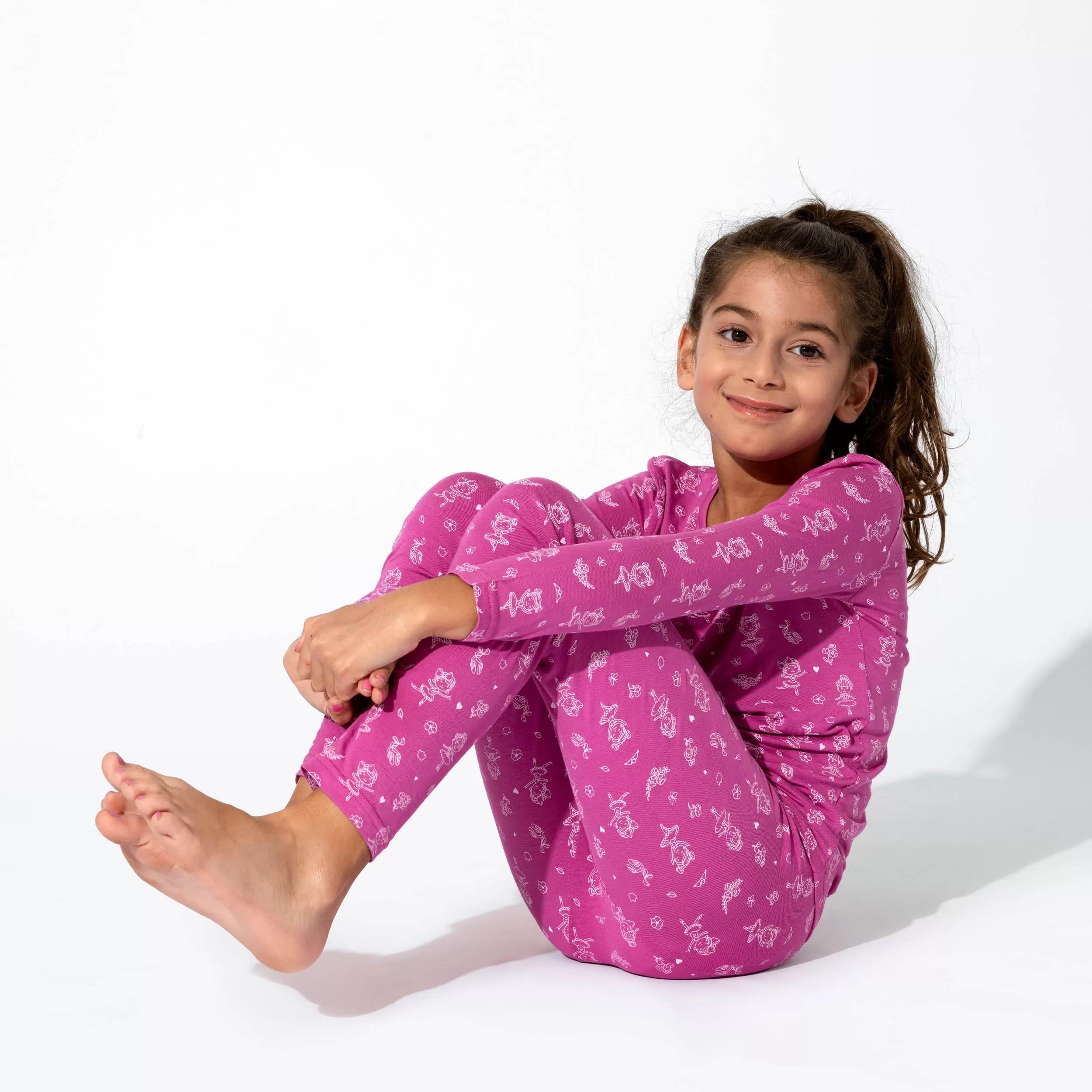 Ballerina Bamboo Kids Pajamas