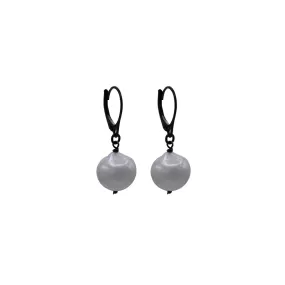 Baroque Style Pearl Freshwater Earrings Sterling Silver