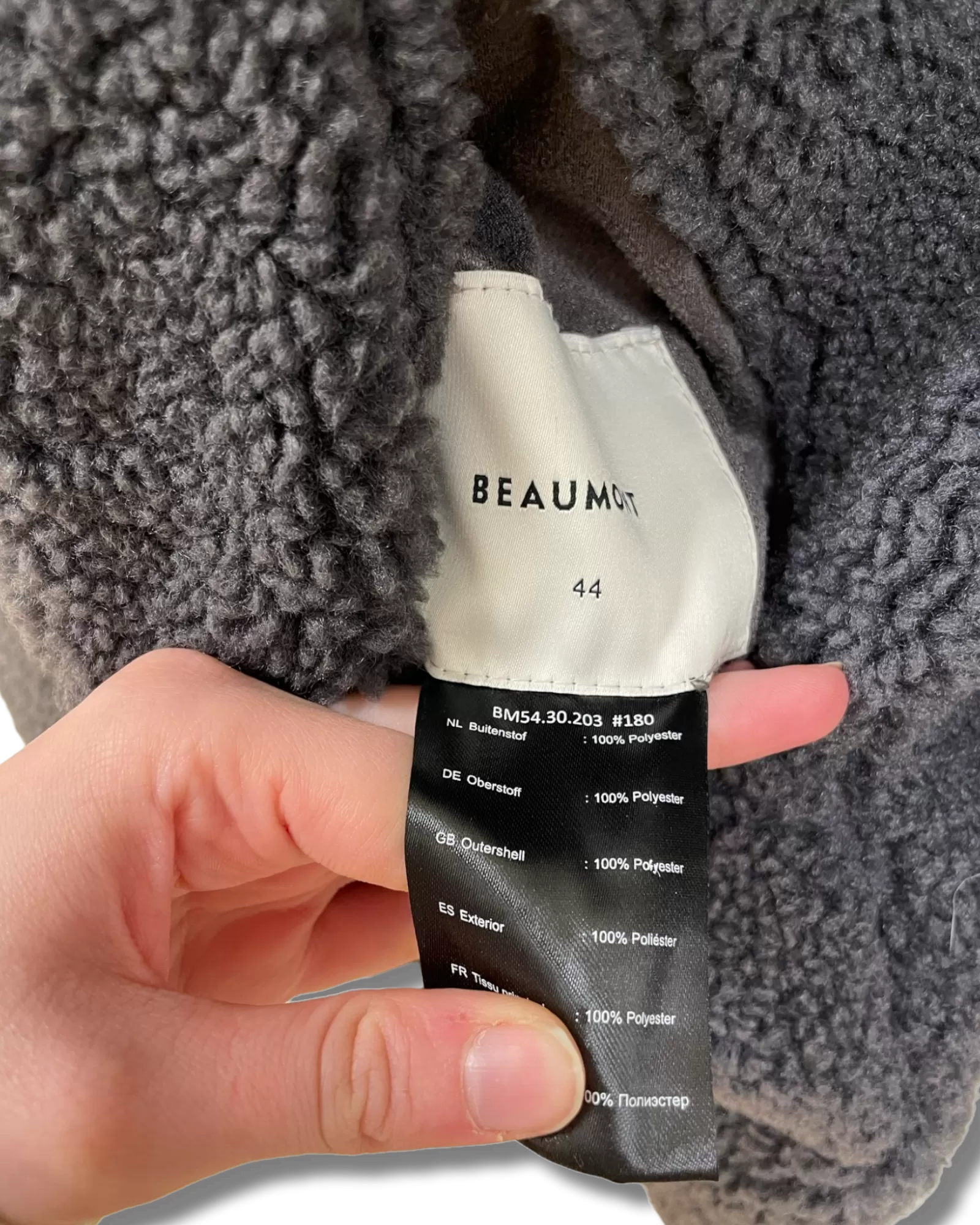 Beaumont Reversible teddy Coat XL