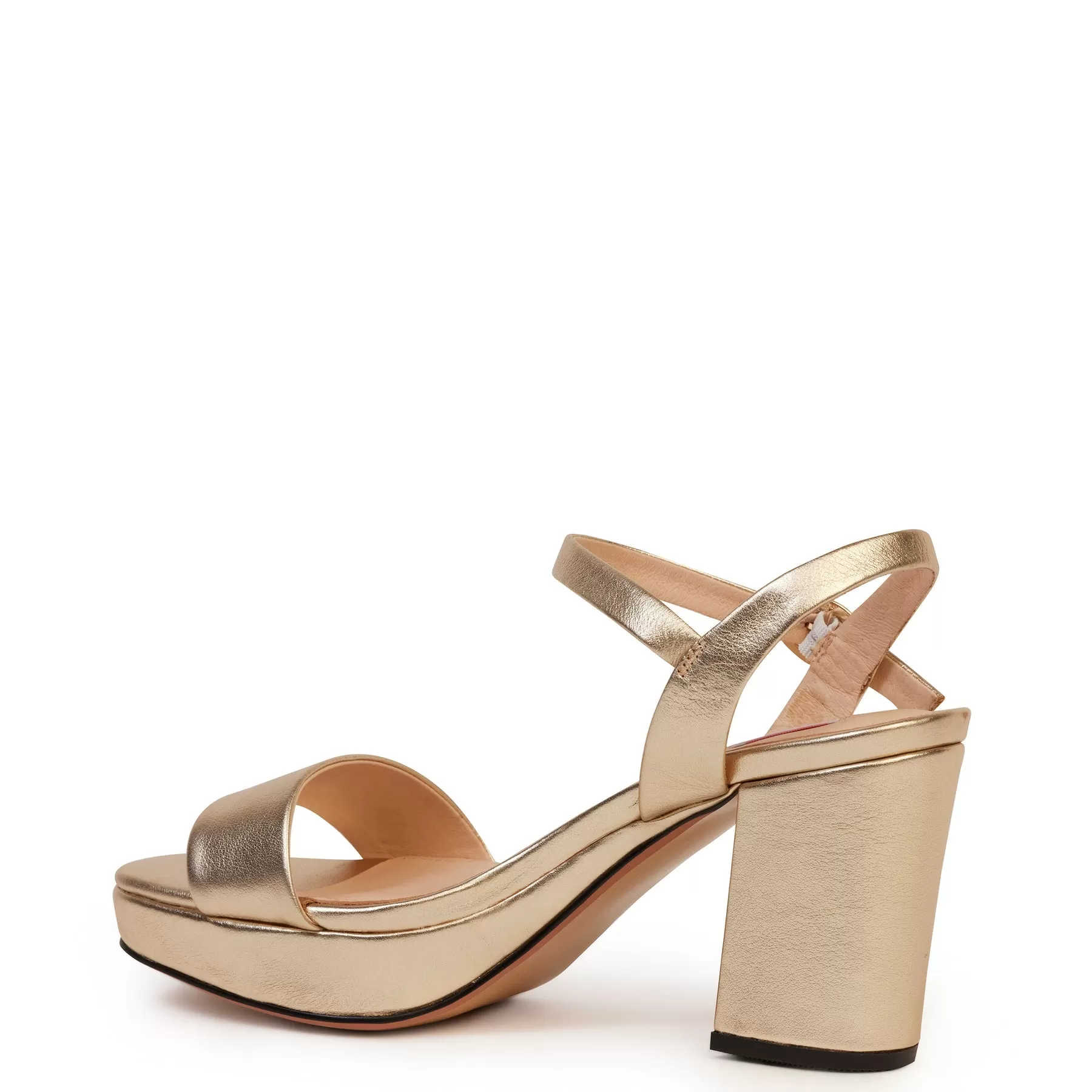 Becky Heel | Gold Calf