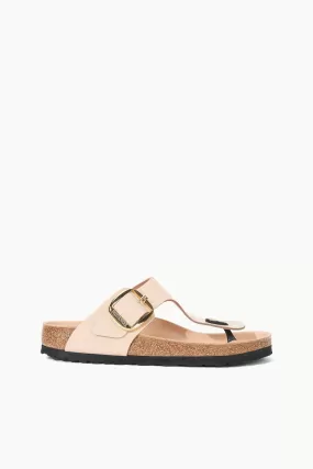 BIRKENSTOCK GIZEH BIG BUCKLE SANDAL | HIGH SHINE NEW BEIGE