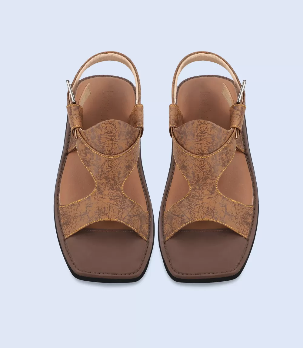 BM4790-BROWN-Men Peshawari's