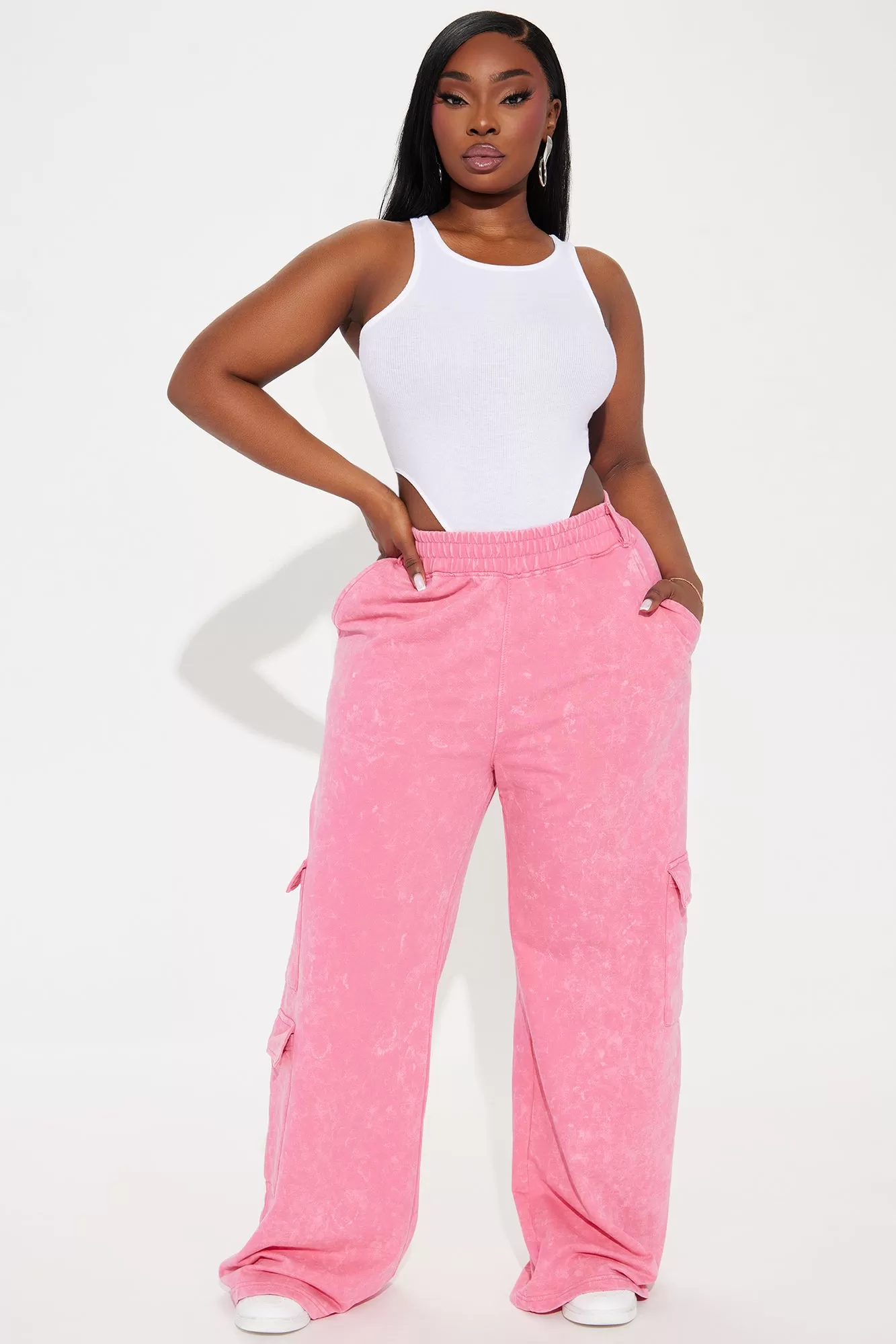 Carmen Washed Lounge Pant - Pink