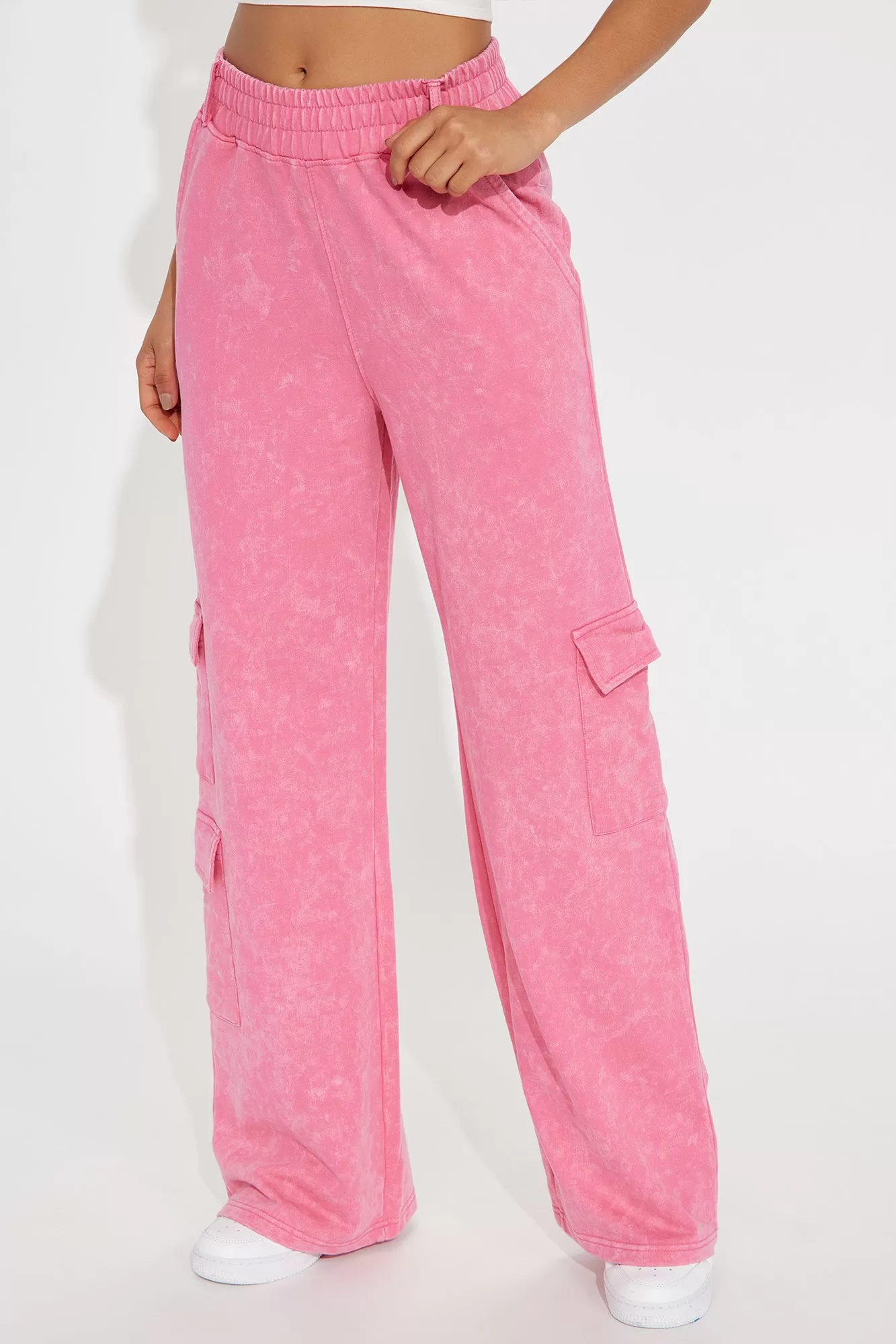 Carmen Washed Lounge Pant - Pink