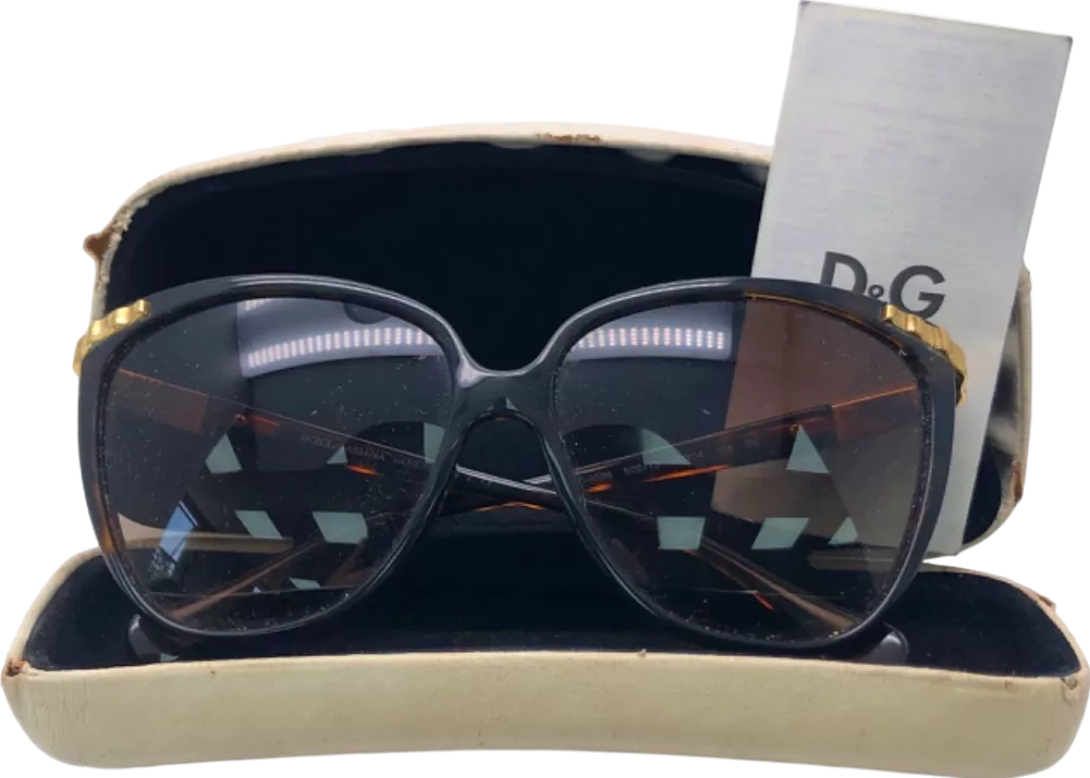 Dolce & Gabbana Tortoiseshell Cat Eye Sunglasses