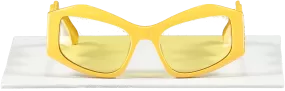 GCDS Gd 0023 - 39e Shiny Yellow | Sunglasses