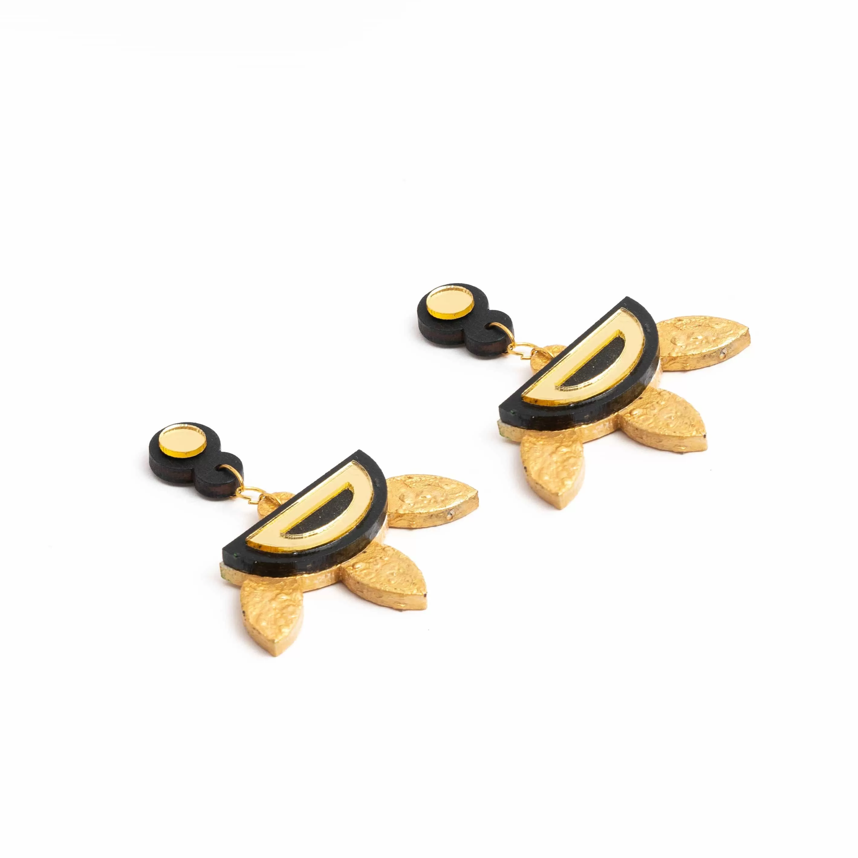 Gold And Black Studs