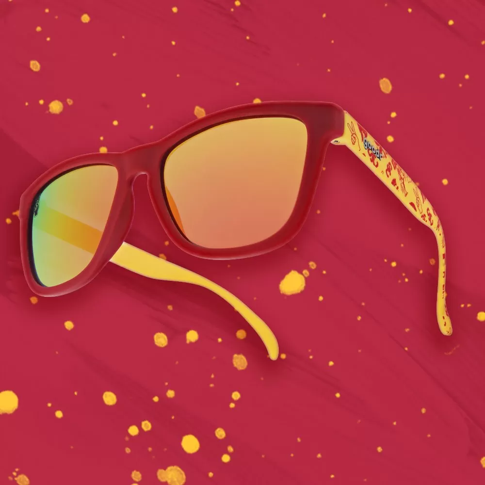 goodr OG Polarized Sunglasses Collegiate Collection - University of Southern California - This is Not a Gesture of Peace