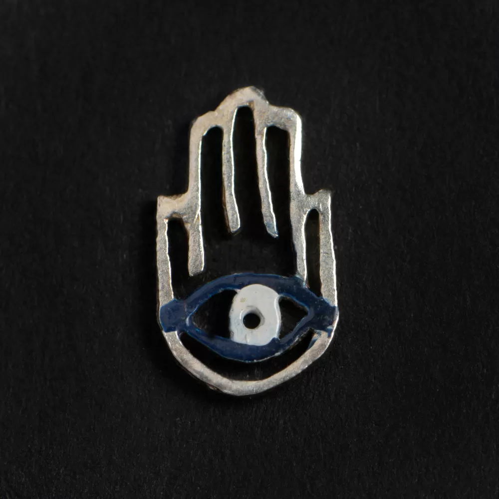 Hamsa Sterling Silver Nose Pin