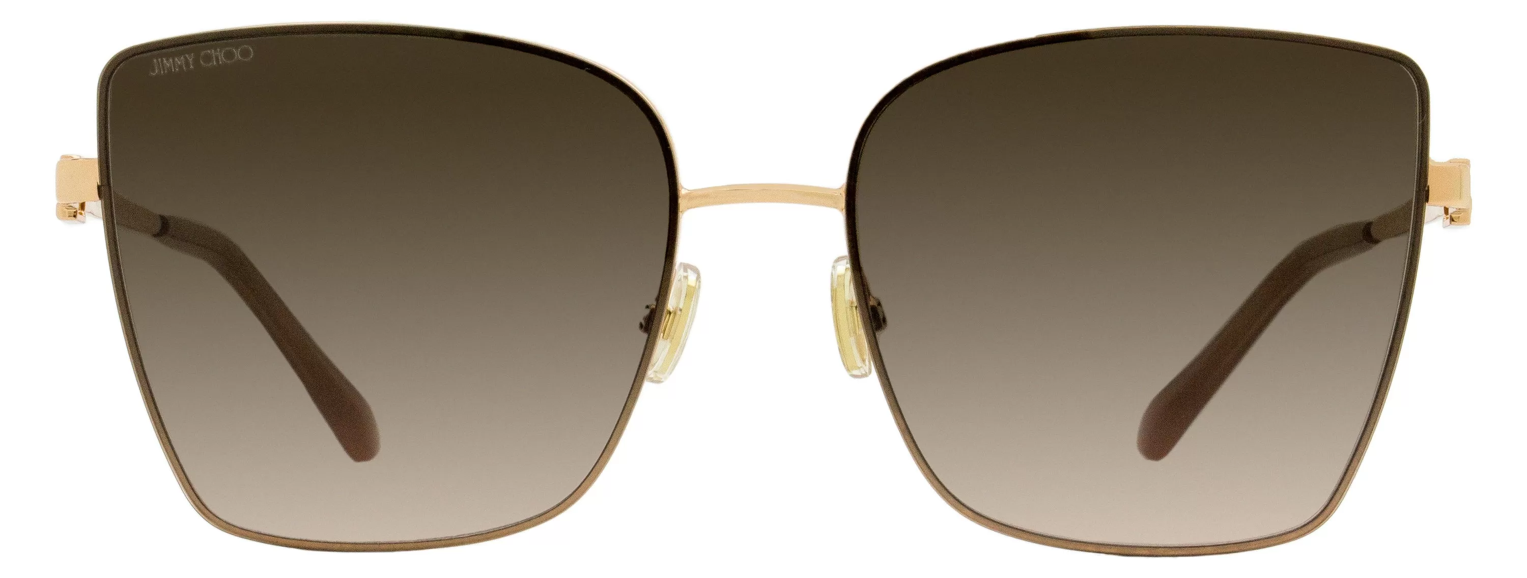 Jimmy Choo Women's Butterfly Sunglasses Vella PY3HA Copper Gold/Nude 59mm