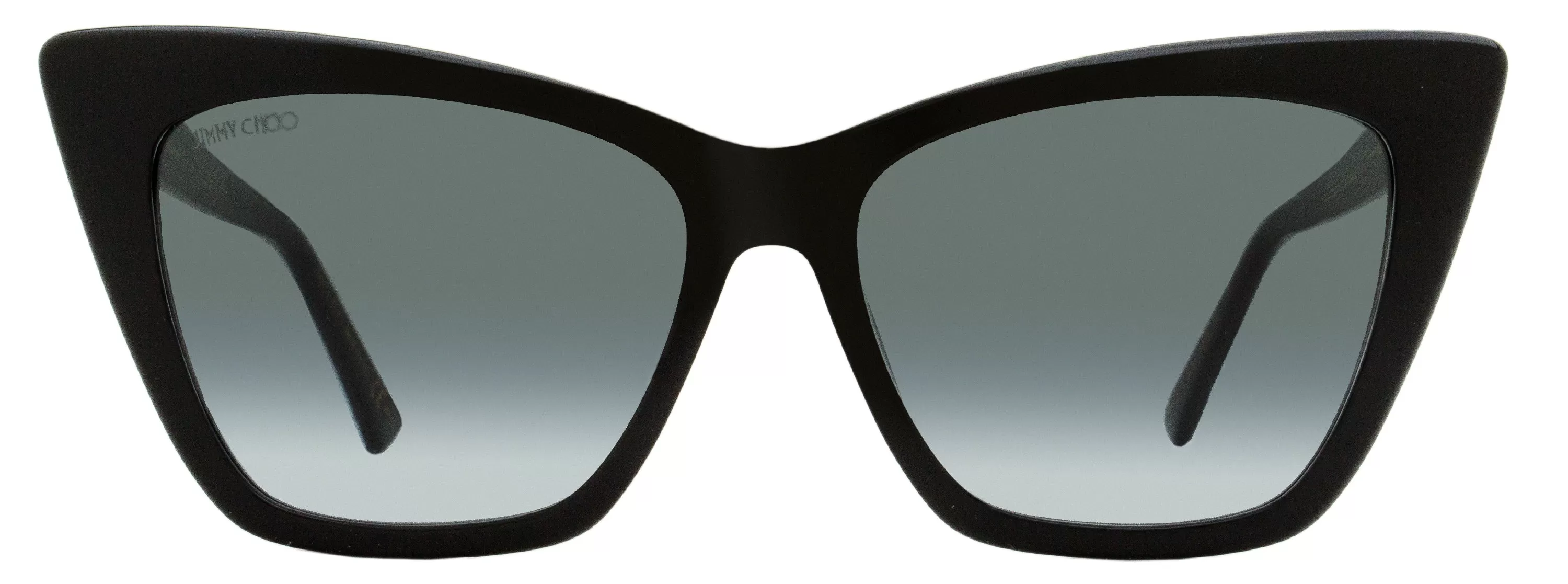 Jimmy Choo Women's Cat Eye Sunglasses Lucine 8079O Black 55mm