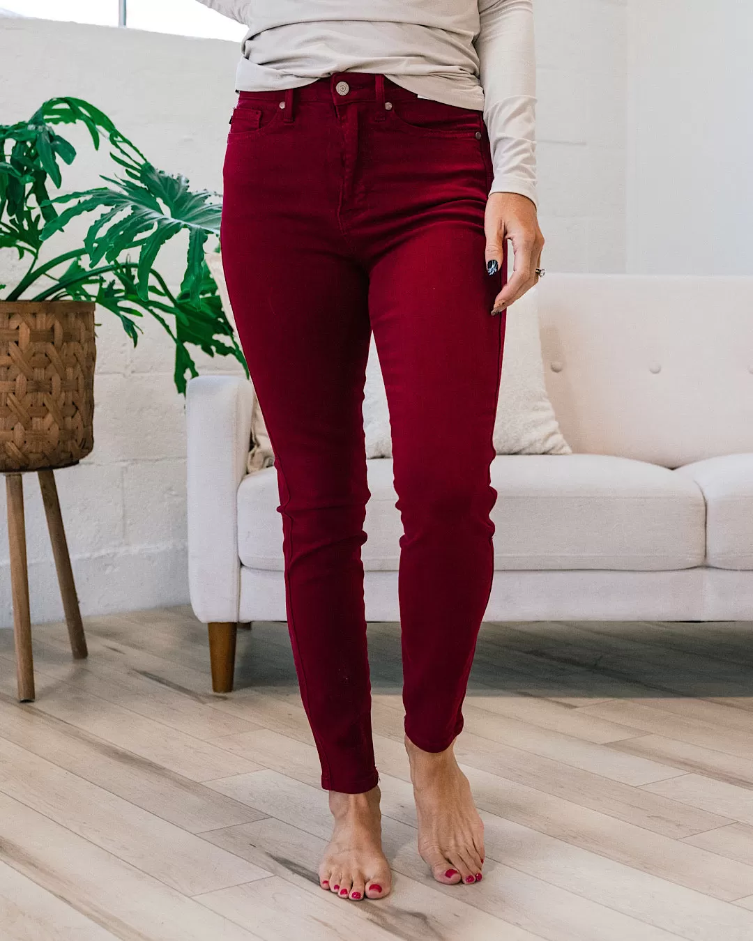 Judy Blue Scarlet Control Top Skinny Jeans