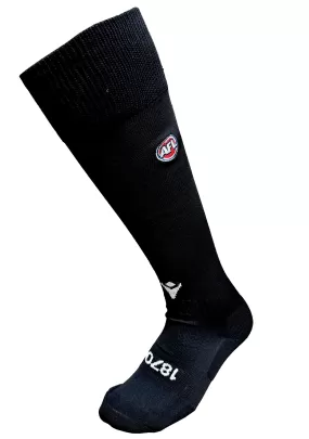 Macron Junior Port Adelaide Home Socks Black <br> 58196260