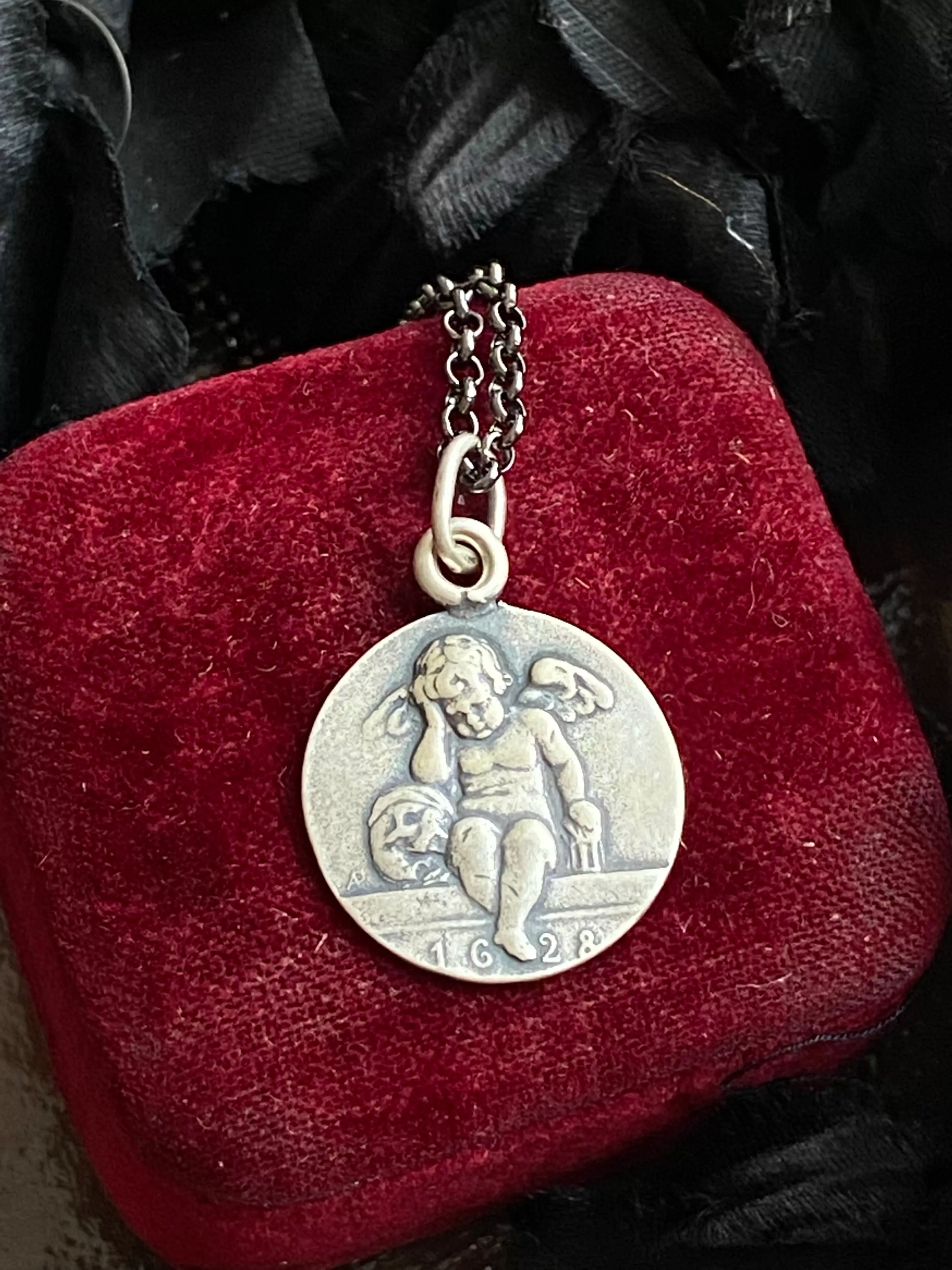 Memento Mori Guardian Angel Necklace