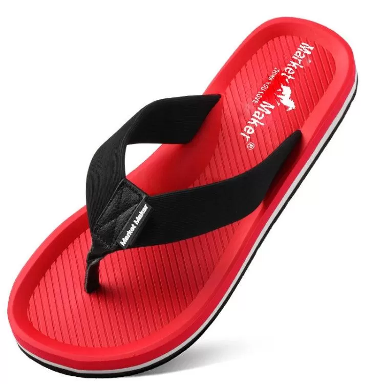 Men's Comfort Soft Sole Non-Slip Flip-Flops by Market Maker MM0152RM