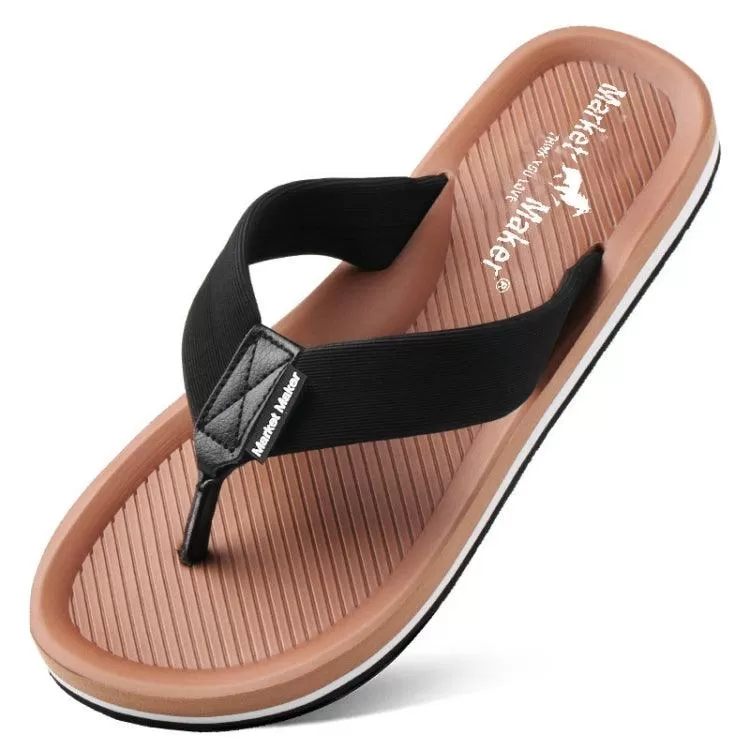 Men's Comfort Soft Sole Non-Slip Flip-Flops by Market Maker MM0152RM