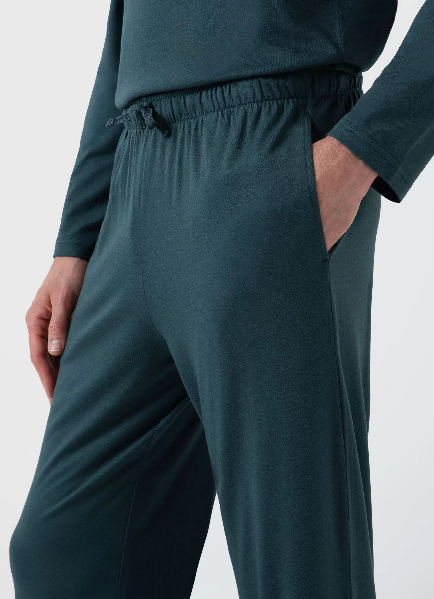 Men's Cotton Modal Lounge Pant in Peacock