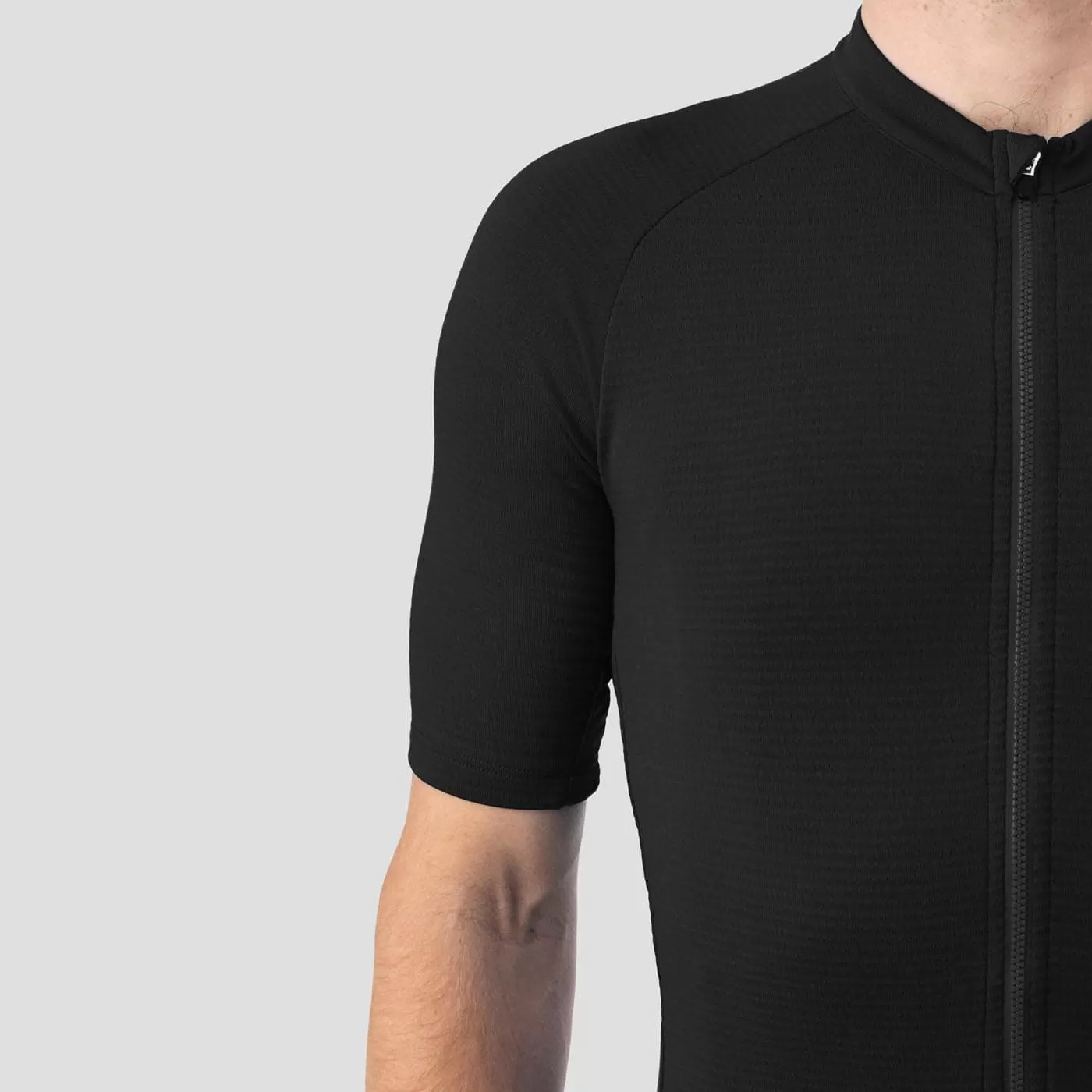 Men's Micro Grid Jersey - Black