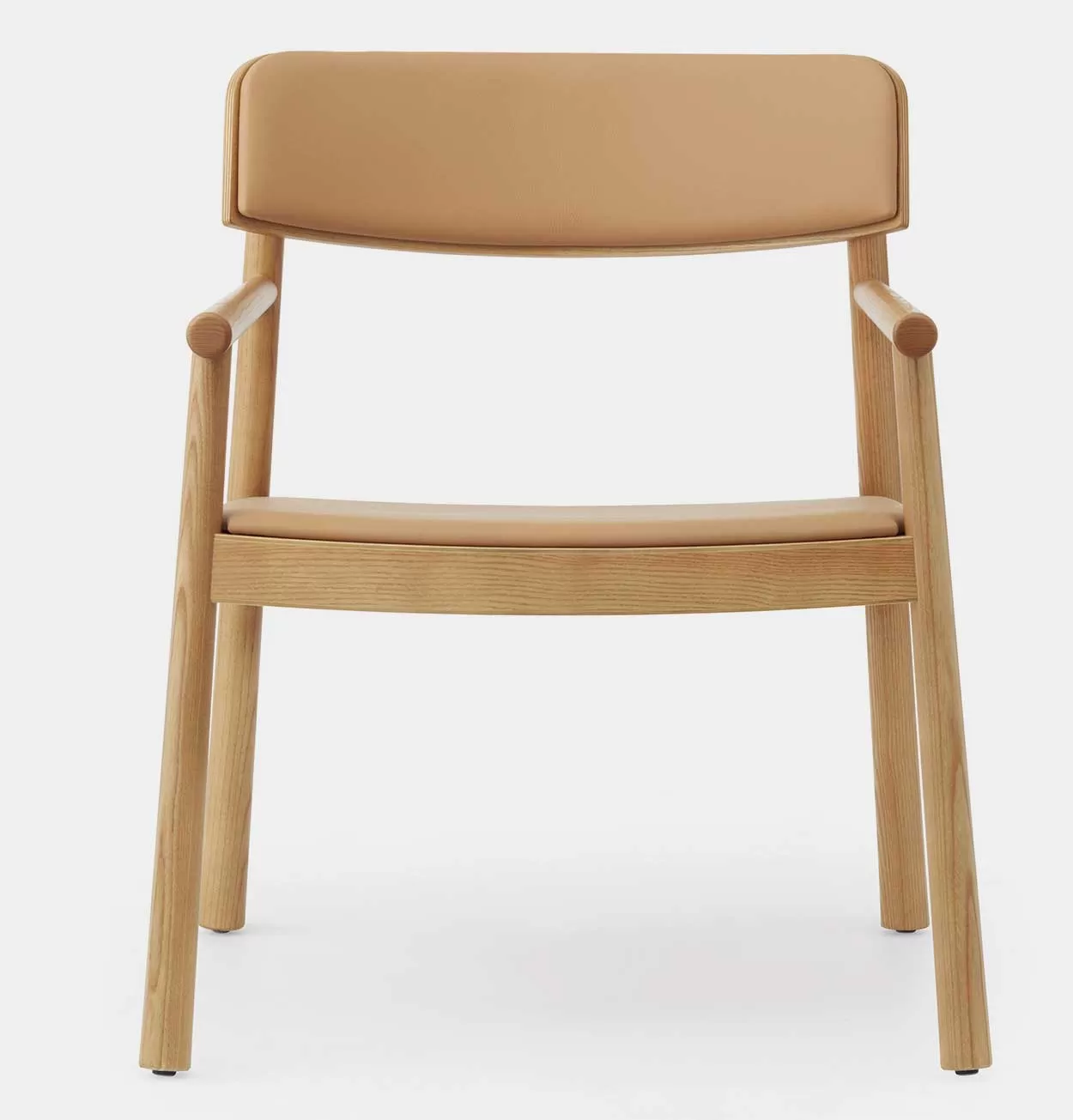 Normann Copenhagen Timb Lounge Armchair Upholstery Tan/Camel Leather