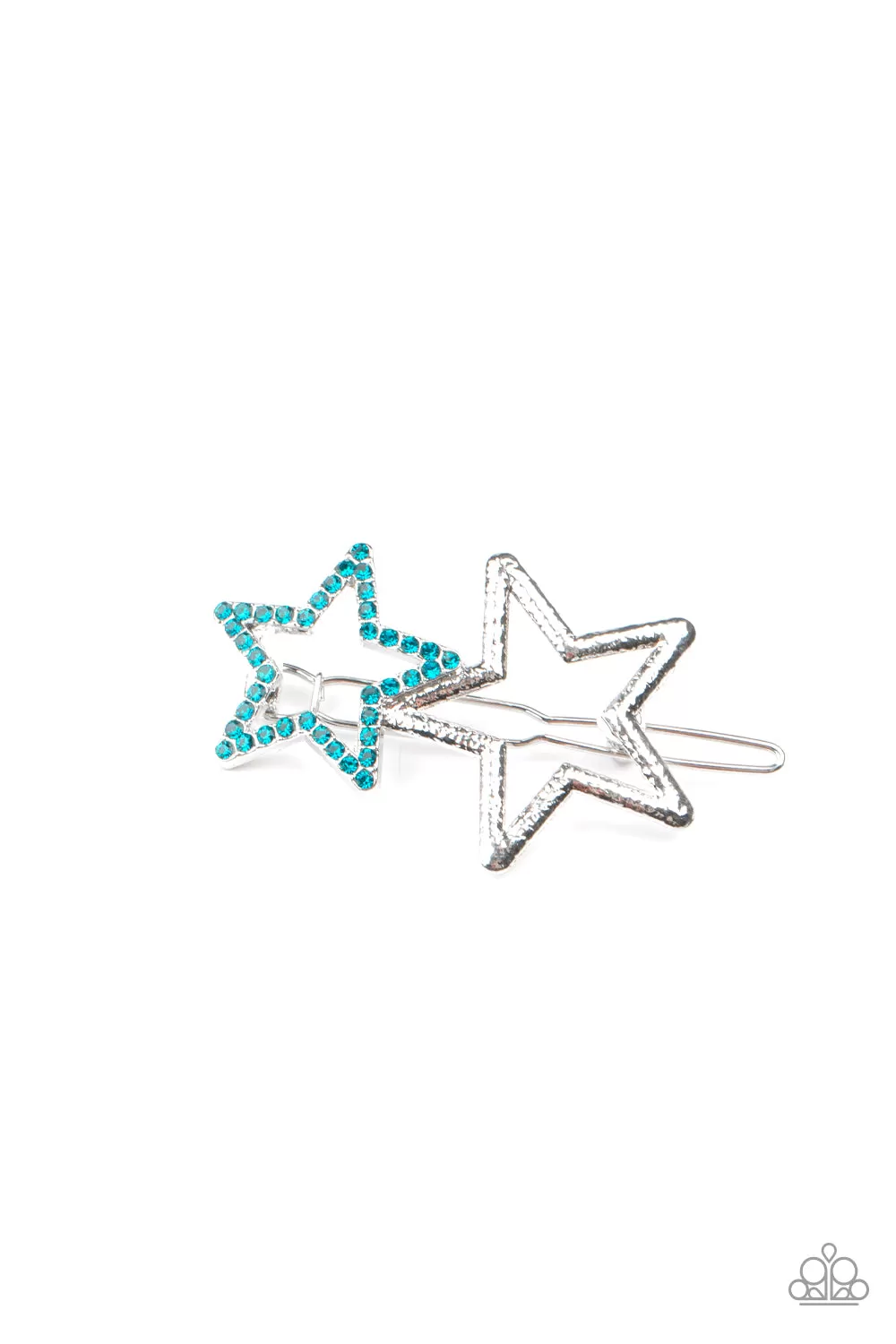 Paparazzi Accessories - Lets Get This Party STAR-ted! - Blue Hair Clip