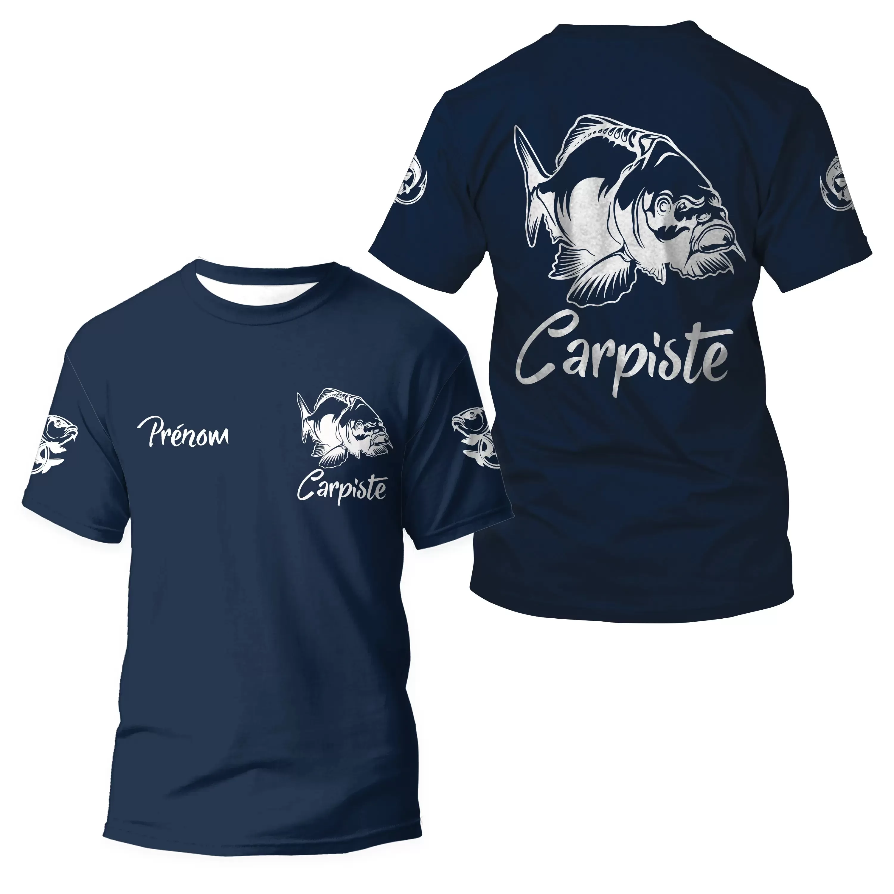 Pêche De La Carpe, Cadeau Original Pêcheur, Tee Shirt, Sweat A Capuche, Maillot Anti UV Personnalisé Pour La Pêche - CT02022402