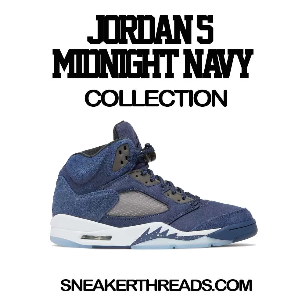 Retro 5 Midnight Navy - St Logo - Navy