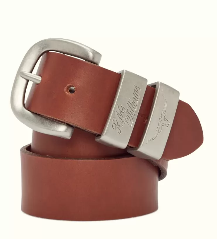 R.M. Williams 1.5 3 Piece Solid Hide Matte Belt