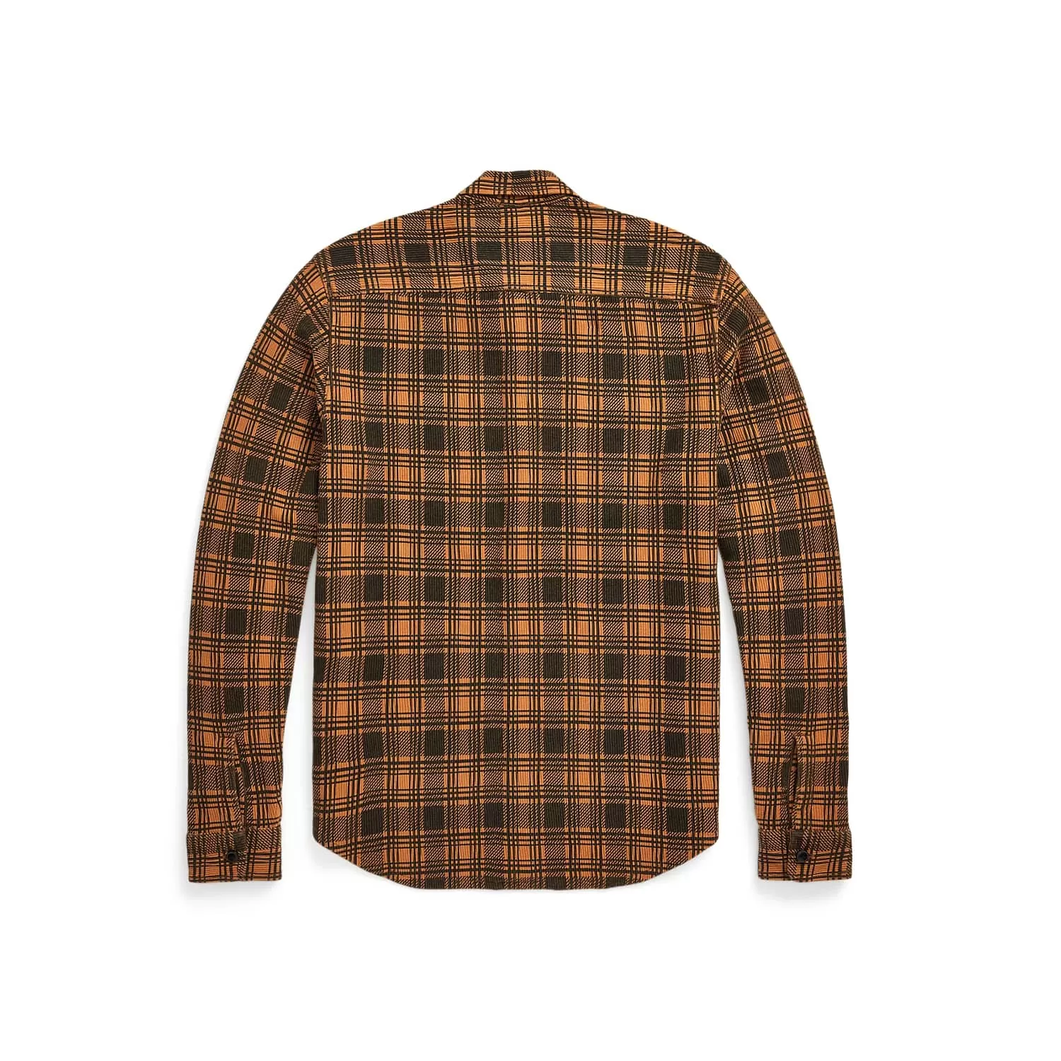 RRL Checked Jersey Workshirt Gold/Black FINAL SALE