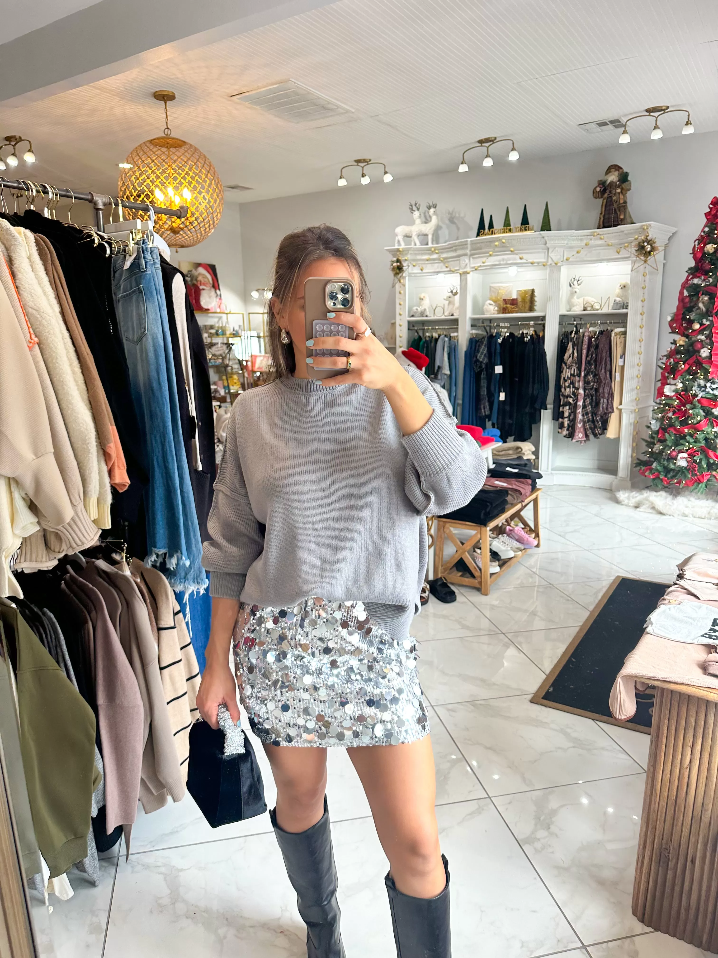 Sequin Skirt