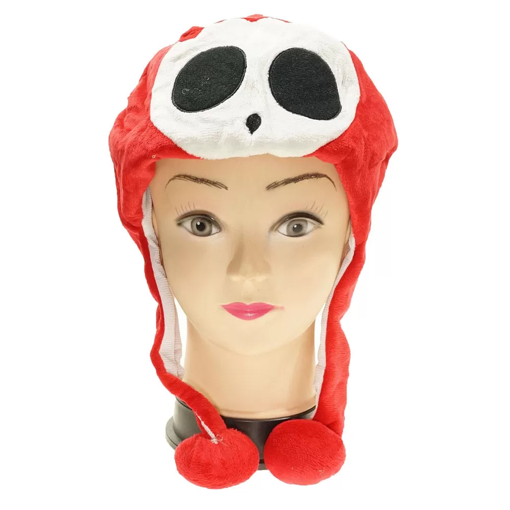 Shy Guy Hat  Cosplay Cap  Halloween Carnival Costume Accessories