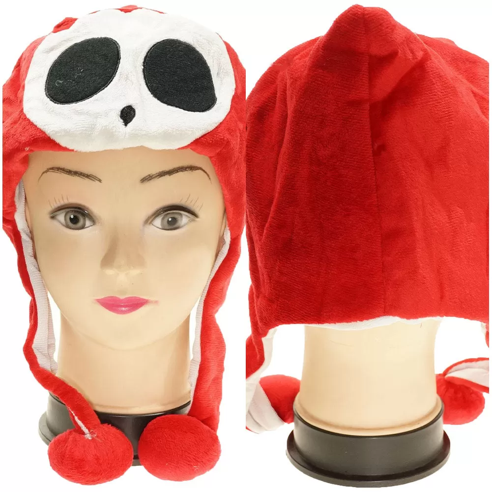 Shy Guy Hat  Cosplay Cap  Halloween Carnival Costume Accessories