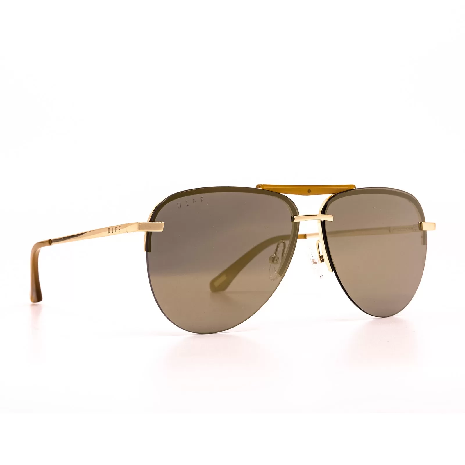 Tahoe Brushed Gold   Gold Mirror Sunglasses