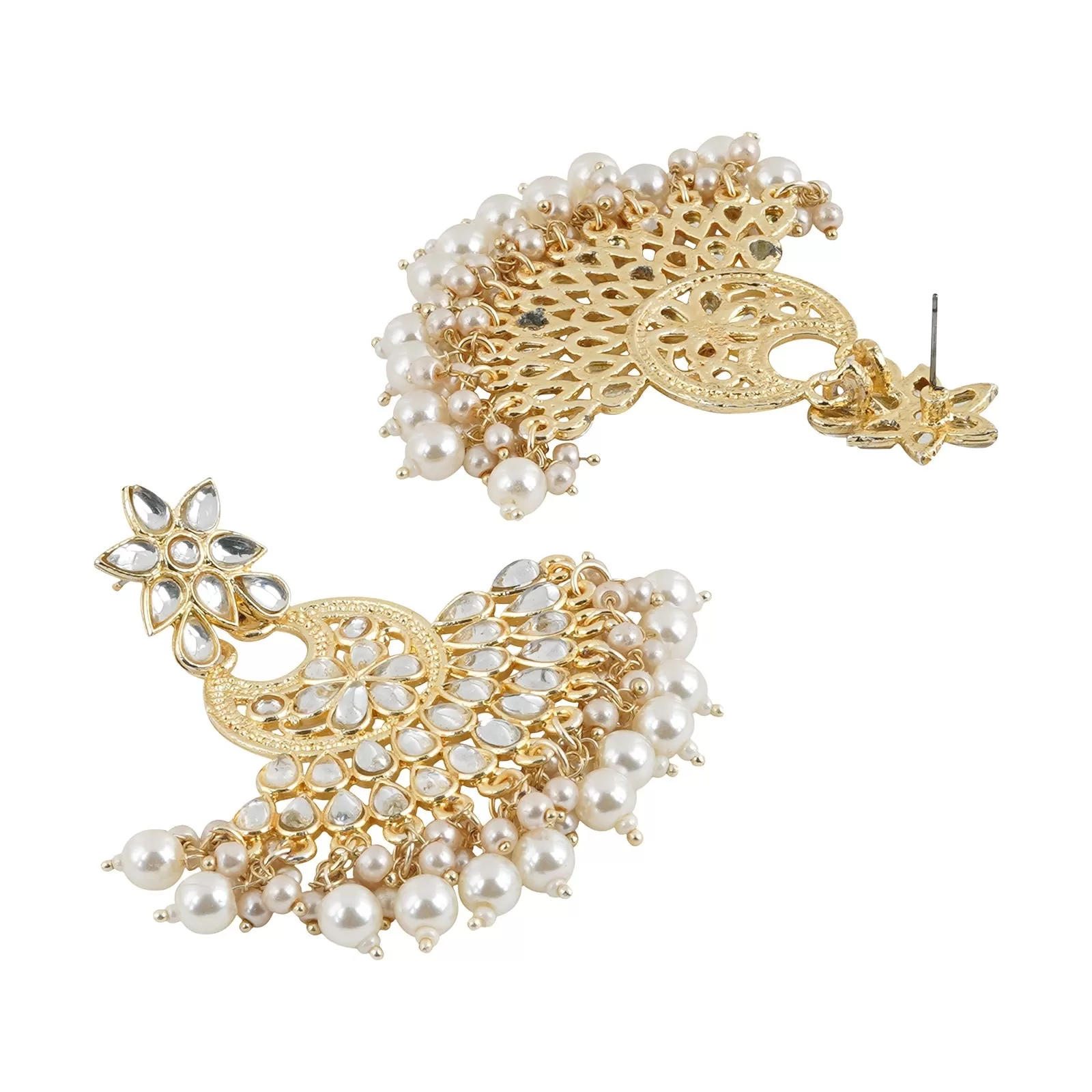 Teejh Anamika Pearl and Polki Earring