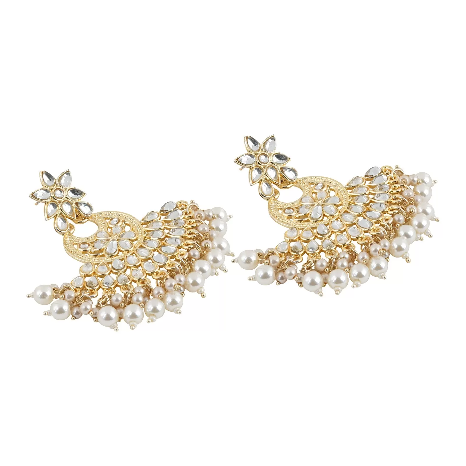 Teejh Anamika Pearl and Polki Earring