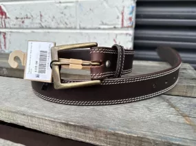 Toprail Equine Belt Mens Oily Brown Leather