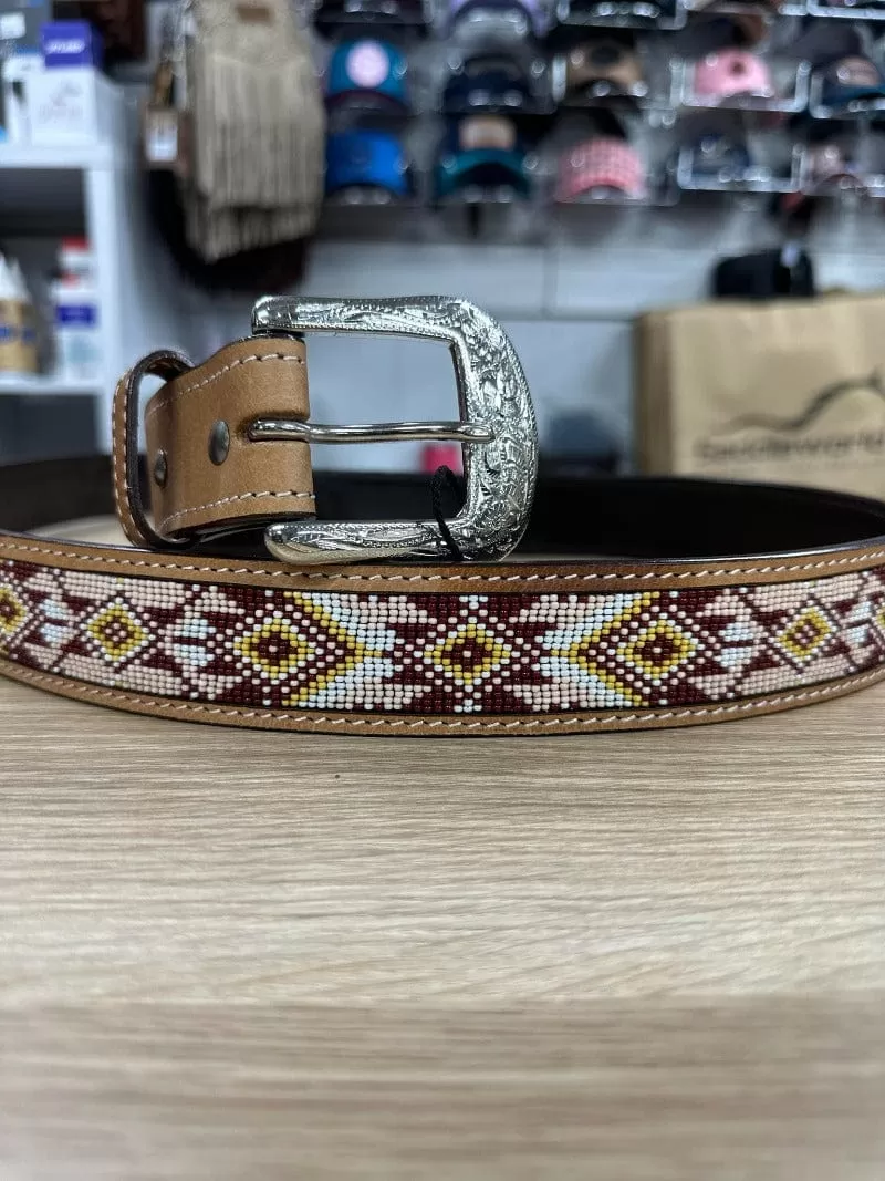 Toprail Equine Belt Womens Desert Sandy Beaded