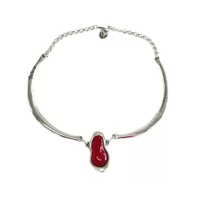 TRA-LA-RA RED LAGRIMA CHOKER