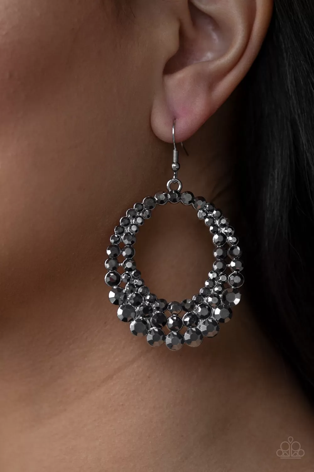 Universal Shimmer Silver-Earrings