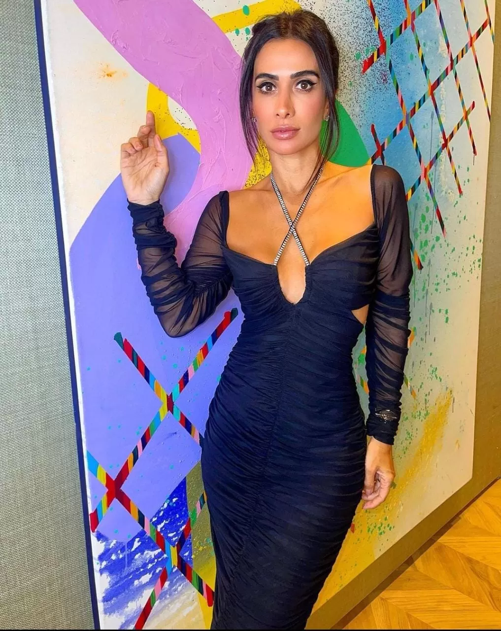 VESTIDO NXT LVL JAY MIDI PRETO