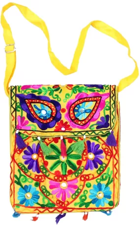 Womens Indian Clothing Cross Body Bohemian Hippie Gypsy Sholder Bag